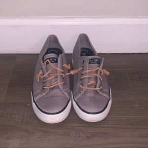 Grey Sperry Sneakers